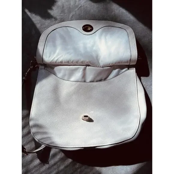 COACH Women's Pebbled Turn lock Hobo Purse !! - Picture 13 of 16